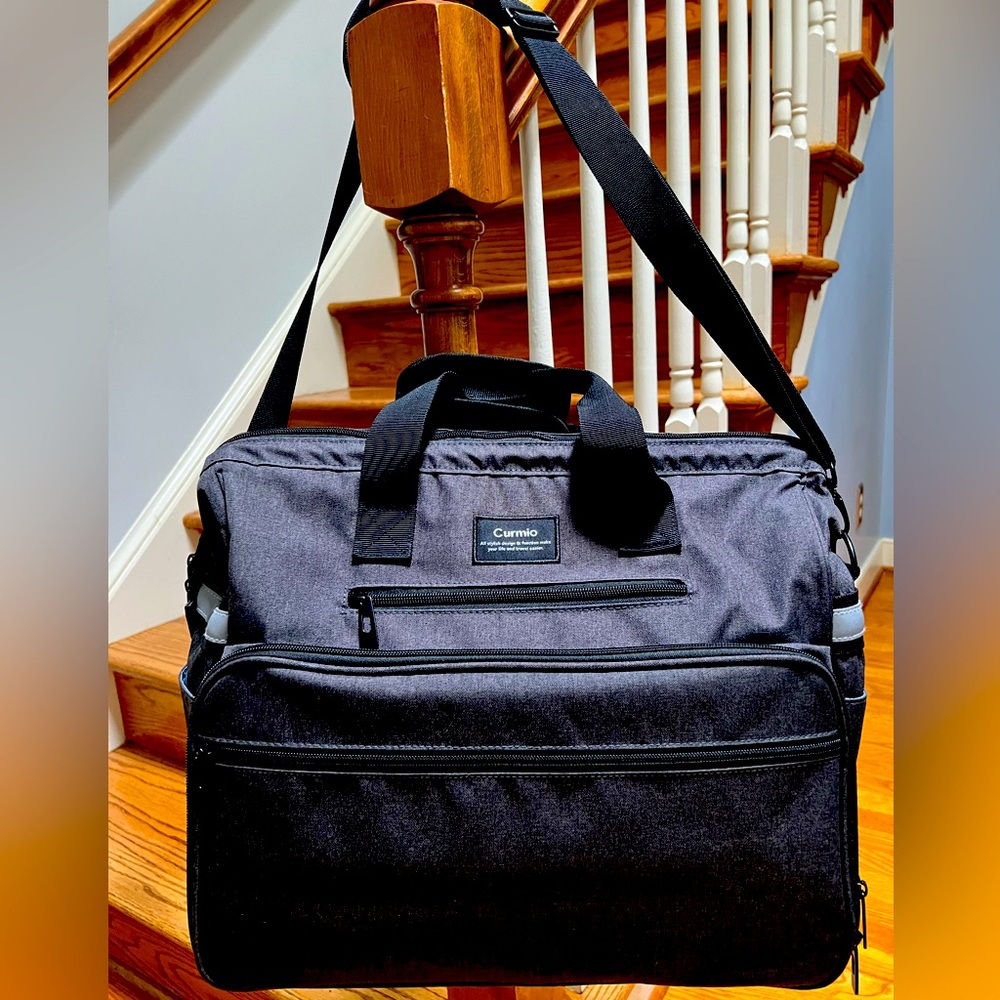 CURMIO Nurse Bag for work, Nursing Clinical Bag, Work Bag with laptop sleeve.